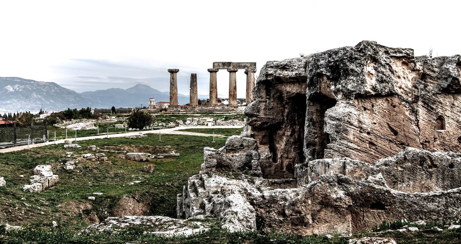 Ancient Corinth, temple of Apollo